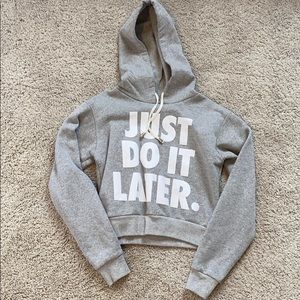super soft cropped hoodie